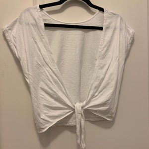 Tie Back (or front) White Wilfred Tshirt